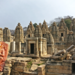 A Hanuman idol in Batesar Temple Complex.